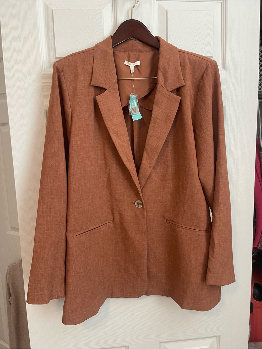 Maurices Rust-Colored Single-Button Blazer